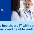 Citrix event title with photo of doctor