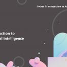 Introduction to artificial intelligence thumbnail with pastel graphics