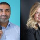 Lisa Johnson, managing director, Tegria, and Srini Surendranath, Chief Product & Strategy Officer, Andor Health