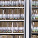 Paper medical record files