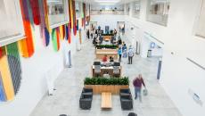 Interior of the new Mentor Hospital, which has a 5G private network 