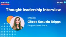 Gözde Susuzlu Briggs at the European Patients' Forum_HIMSS24 Europe