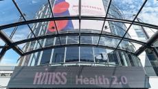 HIMSS Europe conference entrance.