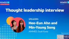 Hee-Eun Ahn and Min-Young Song at AIMMED_Sponsored video_HIMSS24 Europe