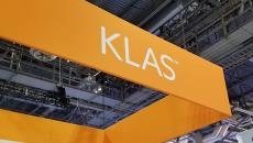 The KLAS logo at HIMSS