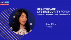 Lee Kim at HIMSS_Healthcare Cybersecurity Forum 2024