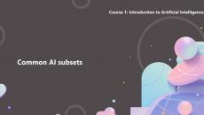 Common AI subsets thumbnail with pastel graphics