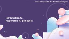 Introduction to responsible AI principles thumbnail with pastel graphics