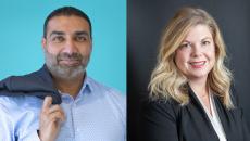 Lisa Johnson, managing director, Tegria, and Srini Surendranath, Chief Product & Strategy Officer, Andor Health