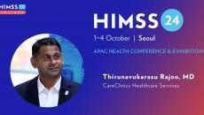 Dr Thirunavukarasu Rajoo at CareClinics_HIMSS24 APAC