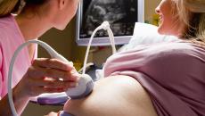 pregnant woman getting an ultrasound