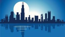 Chicago skyline illustration