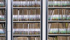 Paper medical record files