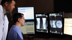 Docs looking at radiology images