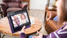 Patient attending telehealth appointment