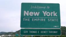 Welcome to New York sign