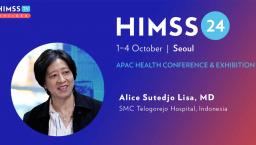 Dr Alice Sutedjo Lisa at SMC Telogorejo Hospital_HIMSS24 APAC