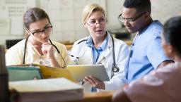 Clinical team consults EHR