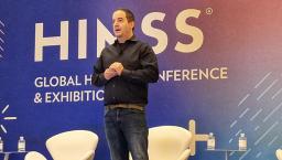 Etay Maor, chief security strategist at Cato Networks, speaks at HIMSS25 on Wednesday, March 5, 2025