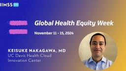 Dr. Keisuke Nakagawa at UC Davis Health_Global Health Equity Week 2024