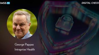 George Pappas at Intraprise Health_Digital shield and lock Photo by da-kuk/Getty Images