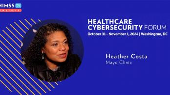 Heather Costa at the Mayo Clinic_Healthcare Cybersecurity Forum 2024