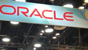 Oracle booth at HIMSS