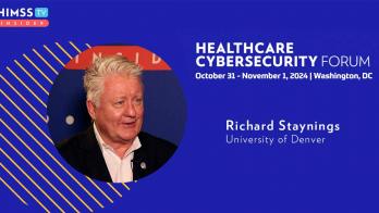 Richard Staynings at the University of Denver_Healthcare Cybersecurity Forum 2024