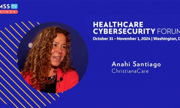 Anahi Santiago at ChristianaCare_Healthcare Cybersecurity Forum 2024