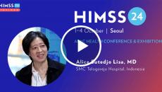 Dr Alice Sutedjo Lisa at SMC Telogorejo Hospital_HIMSS24 APAC