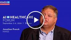 Jonathan French at HIMSS_AI in Healthcare Forum 2024