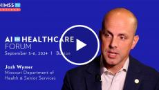 Josh Wymer at Missouri Department of Health and Senior Services_AI in Healthcare Forum 2024