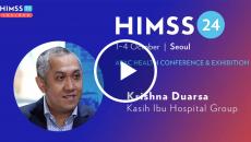 Krishna Duarsa at the Kasih Ibu Hospital Group_HIMSS24 APAC