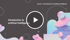 Introduction to artificial intelligence thumbnail with pastel graphics