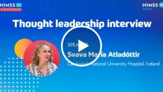 Svava María Atladóttir at Landspítali National University Hospital_HIMSS24 Europe