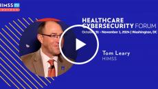 Tom Leary at HIMSS_Healthcare Cybersecurity Forum 2024