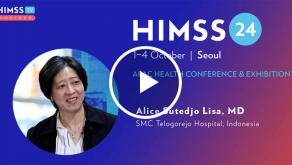 Dr Alice Sutedjo Lisa at SMC Telogorejo Hospital_HIMSS24 APAC