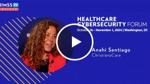 Anahi Santiago at ChristianaCare_Healthcare Cybersecurity Forum 2024