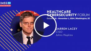 Darren Lacey at Johns Hopkins_Healthcare Cybersecurity Forum 2024