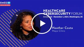 Heather Costa at the Mayo Clinic_Healthcare Cybersecurity Forum 2024