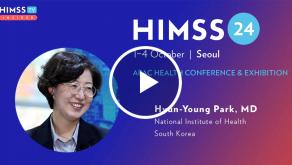 Dr Hyun-Young Park at the South Korea National Institute of Health_HIMSS24 APAC