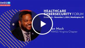 Ian Mack at the University of Virginia_Healthcare Cybersecurity Forum 2024