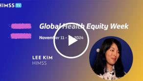 Lee Kim at HIMSS_Global Health Equity Week 2024