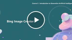 Bing Image Creator thumbnail with pastel graphics