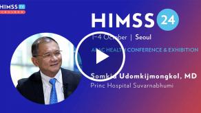 Dr Somkid Udomkijmongkol at Princ Hospital Suvarnabhumi_HIMSS24 APAC