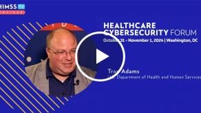 Troy Adams at HHS_Healthcare Cybersecurity Forum 2024