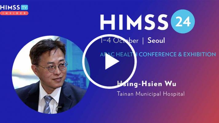 Dr Hsing-Hsien Wu at Tainan Municipal Hospital_HIMSS24 APAC 