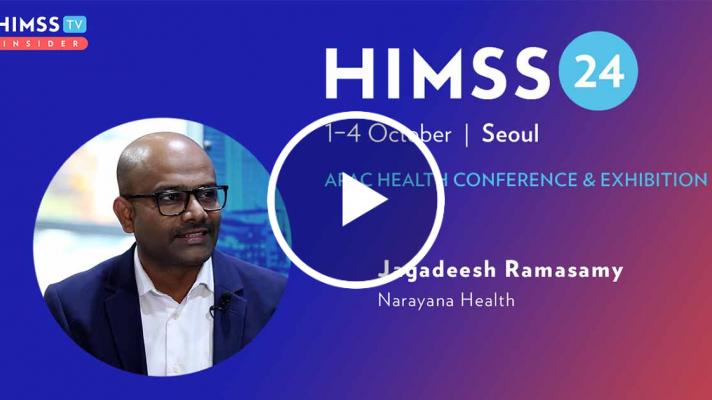 Jagadeesh Ramasamy at Narayana Health_HIMSS24 APAC