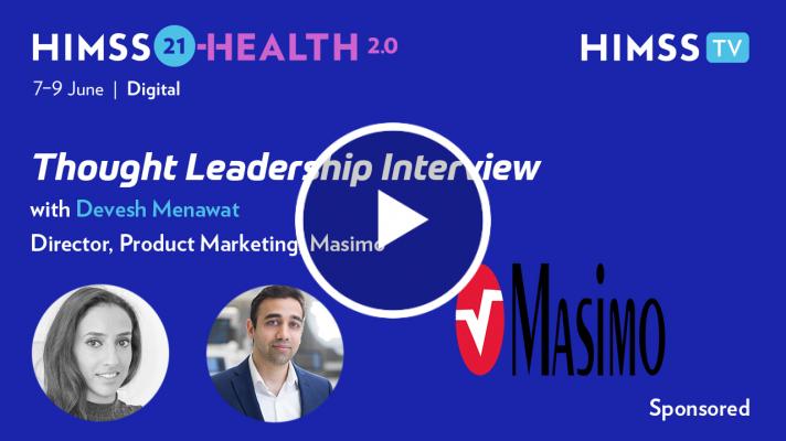 Devesh Menawat, director of hospital automation at Masimo