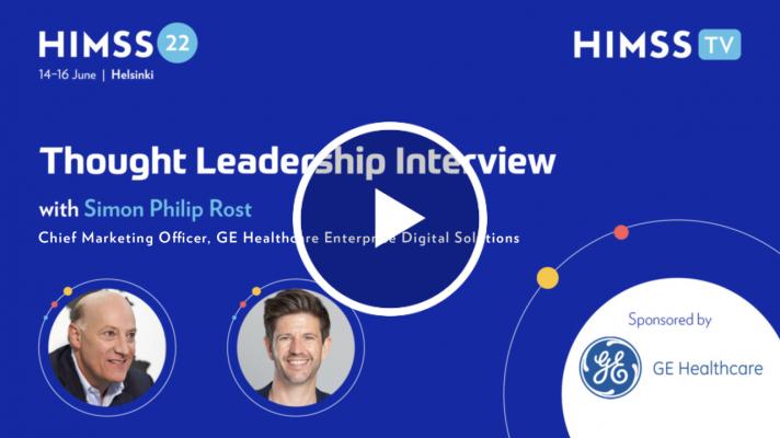 GE Healthcare Enterprise Digital Solutions CMO Simon Philip Rost and Bruce Steinberg